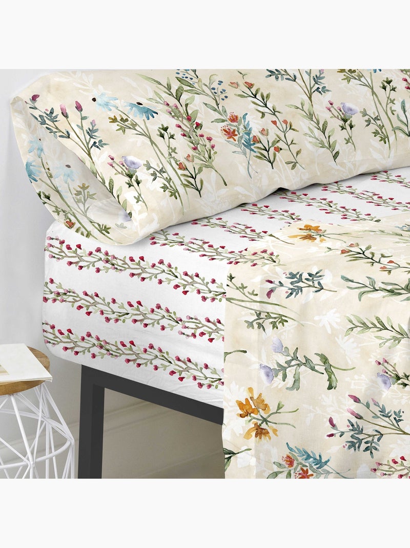 Drap-housse Vernazza "Happyfriday" Blanc - Kiabi