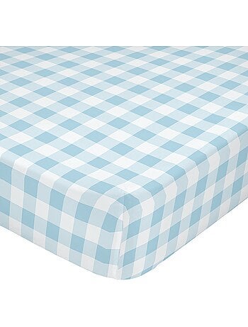 Drap-housse Vichy "Happyfriday