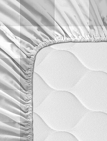 Drap-housse Vichy "Happyfriday