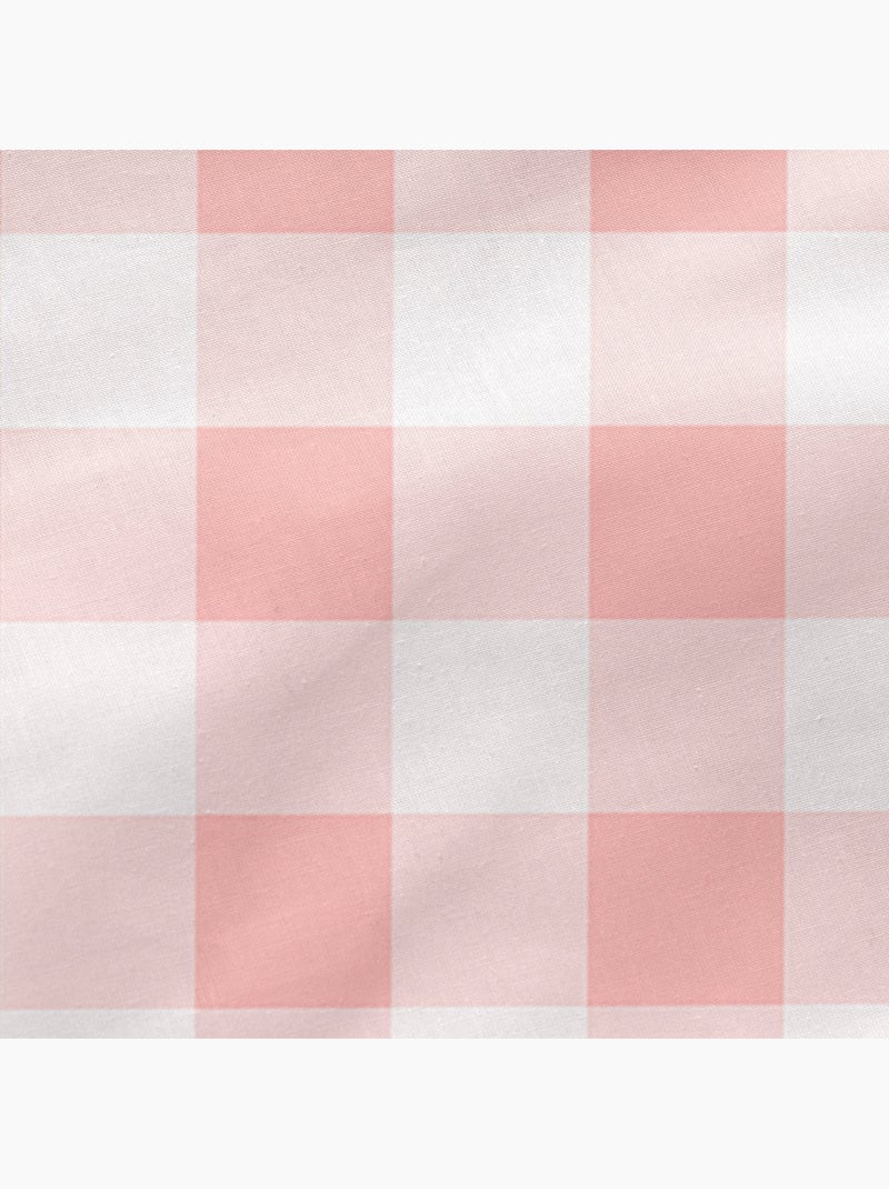 Drap-housse Vichy "Happyfriday" Rose - Kiabi