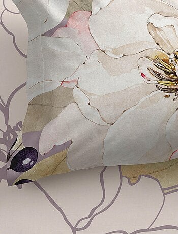 Drap-housse White peonies "Happyfriday