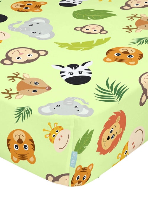 Drap-housse Wild Lit Bébé "Happyfriday" - Kiabi