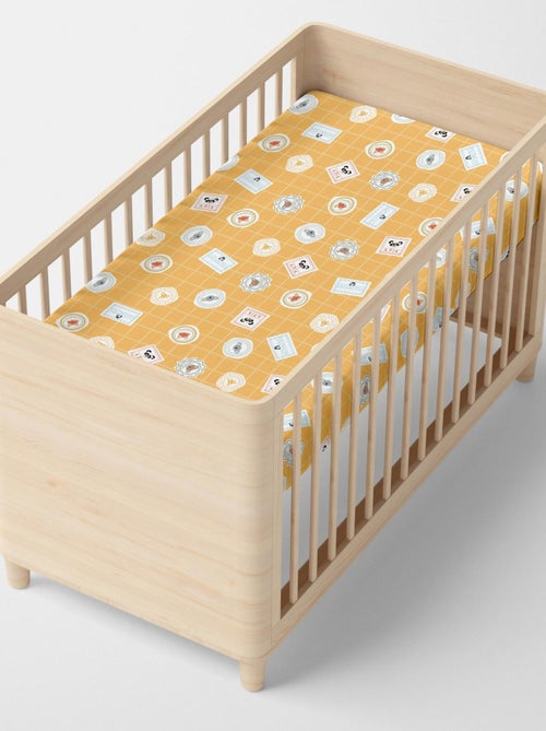 Drap-housse World trip Lit Bébé "Happyfriday" - Kiabi