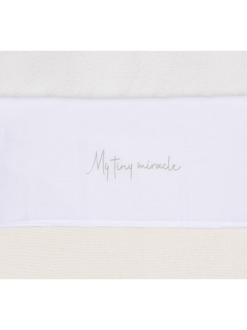 Drap lit enfant My Tiny Miracle en coton Vert - Kiabi
