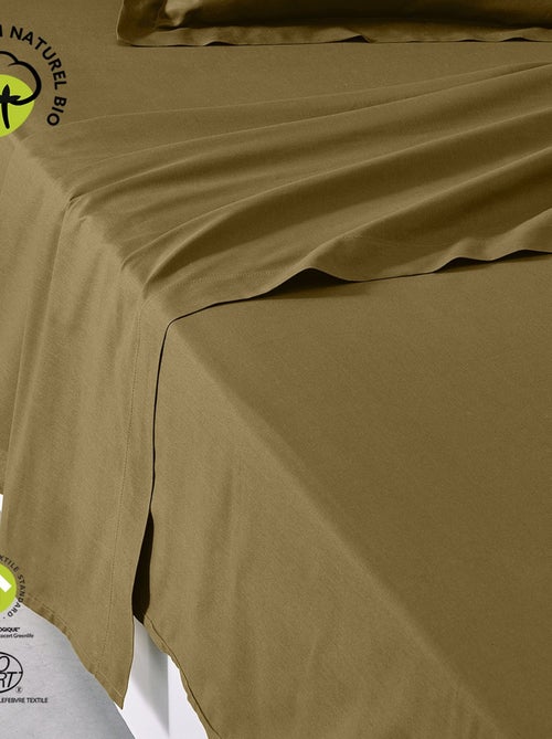 Drap plat - 100% coton BIO - Kiabi