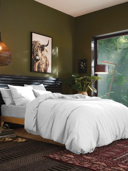 Drap plat - Coton Pur - 100 % Coton 57 Fils/cm² - Kiabi