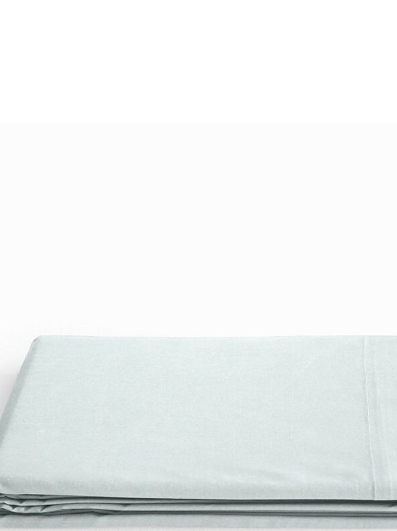 Drap plat - Coton Pur - 100 % Coton 57 Fils/cm² Vert clair - Kiabi