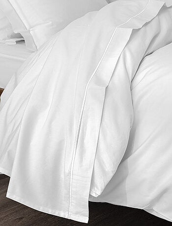 Drap plat - Coton Pur - 100% Percale de coton peigné