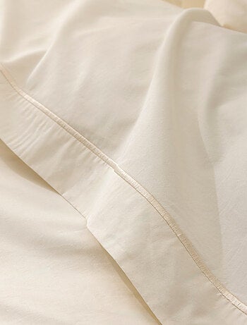 Drap plat - Coton Pur - 100% Percale de coton peigné