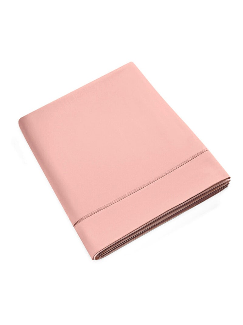 Drap plat - Coton Pur - 100% Percale de coton peigné Rose - Kiabi