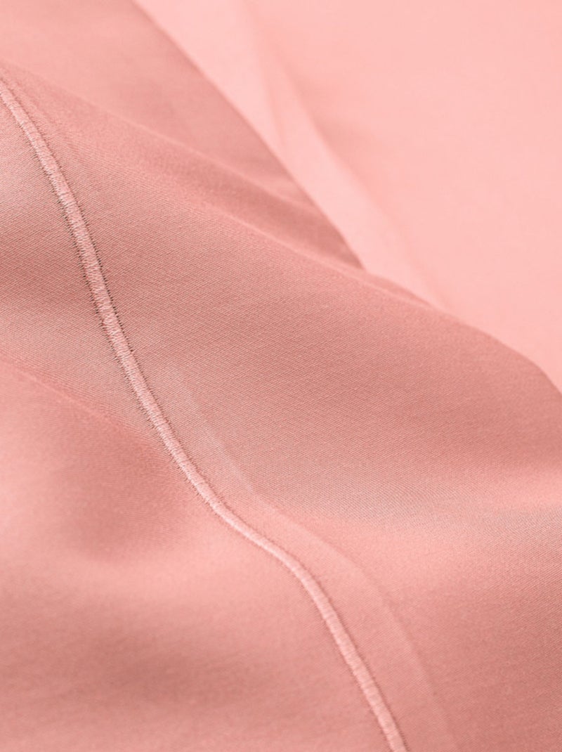 Drap plat - Coton Pur - 100% Percale de coton peigné Rose - Kiabi