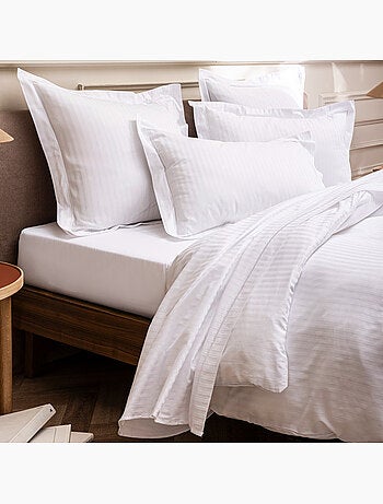 Drap plat - Coton Pur - 100% Satin de coton Peigné" / 120 fils/cm²