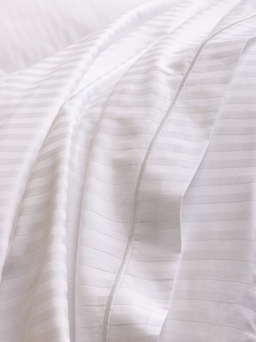 Drap plat - Coton Pur - 100% Satin de coton Peigné" / 120 fils/cm² - Kiabi