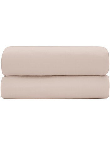 Drap plat - Coton Pur - 100% Satin de coton Peigné" / 120 fils/cm²