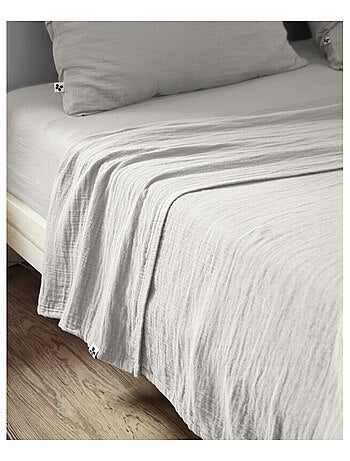 Drap plat - L'effet papillon - 100% gaze de coton 125 gr/m²