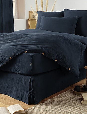 Drap plat - L'effet papillon - 100% gaze de coton 125 gr/m²