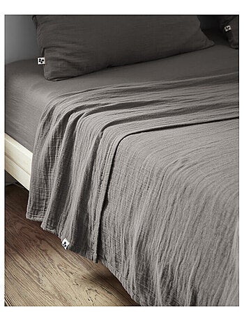 Drap plat - L'effet papillon - 100% gaze de coton 125 gr/m²