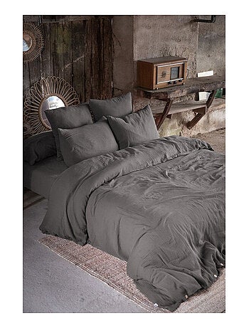 Drap plat - L'effet papillon - 100% gaze de coton 125 gr/m²