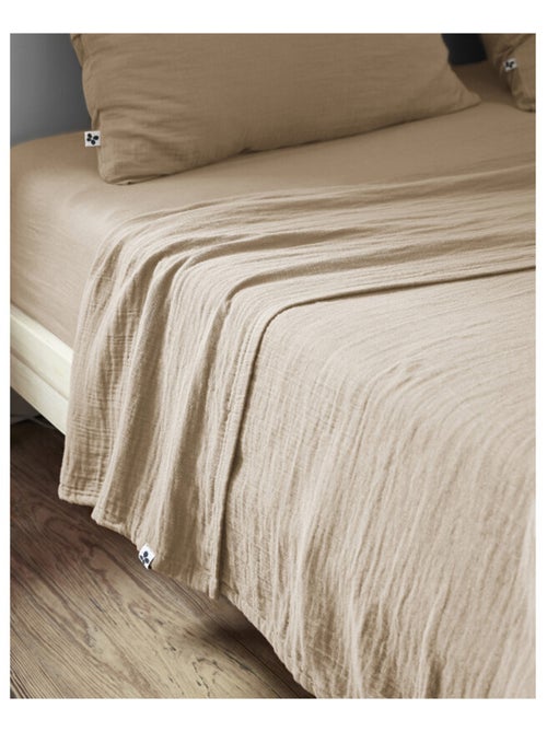 Drap plat - L'effet papillon - 100% gaze de coton 125 gr/m² - Kiabi