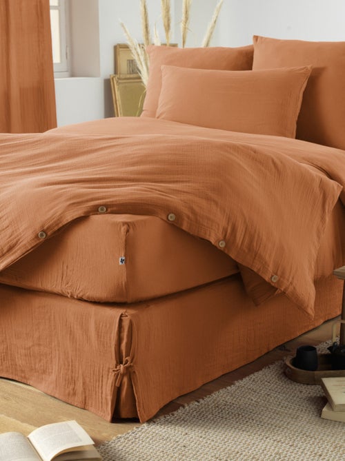 Drap plat - L'effet papillon - 100% gaze de coton 125 gr/m² - Kiabi