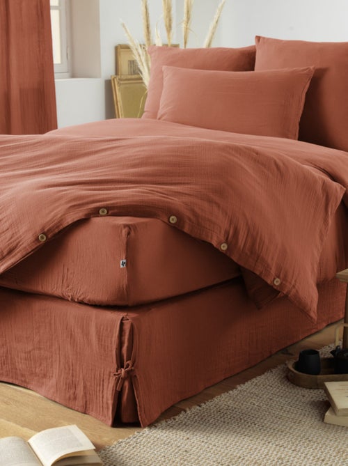 Drap plat - L'effet papillon - 100% gaze de coton 125 gr/m² - Kiabi
