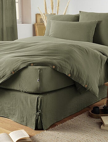 Drap plat - L'effet papillon - 100% gaze de coton 125 gr/m²
