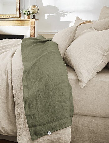 Drap plat - L'effet papillon - 100% Lin lavé