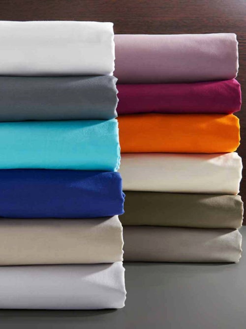 Drap plat - Univers Décor - 100 % Coton 57 Fils/cm² - Kiabi