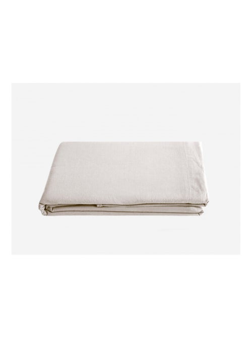 Drap plat - Vent du Sud - 100 % coton lavé 63 fils/cm² - Kiabi