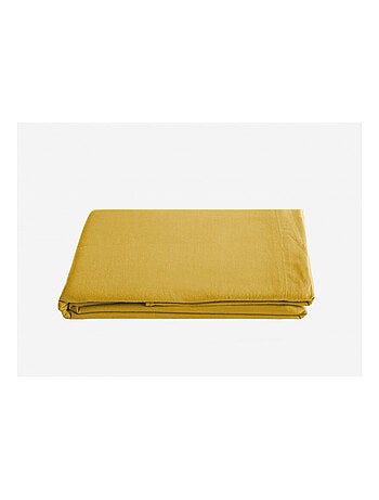 Drap plat - Vent du Sud - 100 % coton lavé 63 fils/cm²