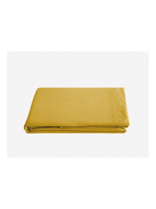 Drap plat - Vent du Sud - 100 % coton lavé 63 fils/cm² - Kiabi