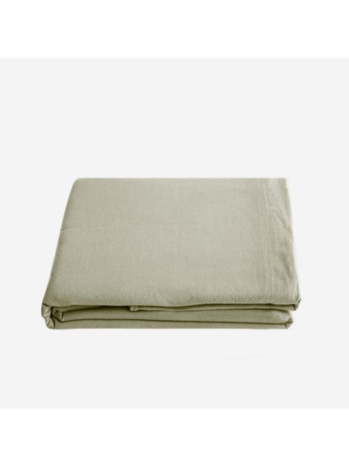 Drap plat - Vent du Sud - 100 % coton lavé 63 fils/cm² - Kiabi