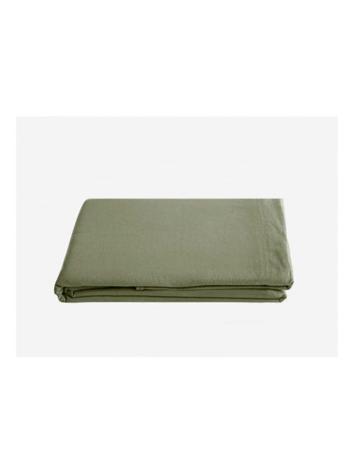Drap plat - Vent du Sud - 100 % coton lavé 63 fils/cm² - Kiabi