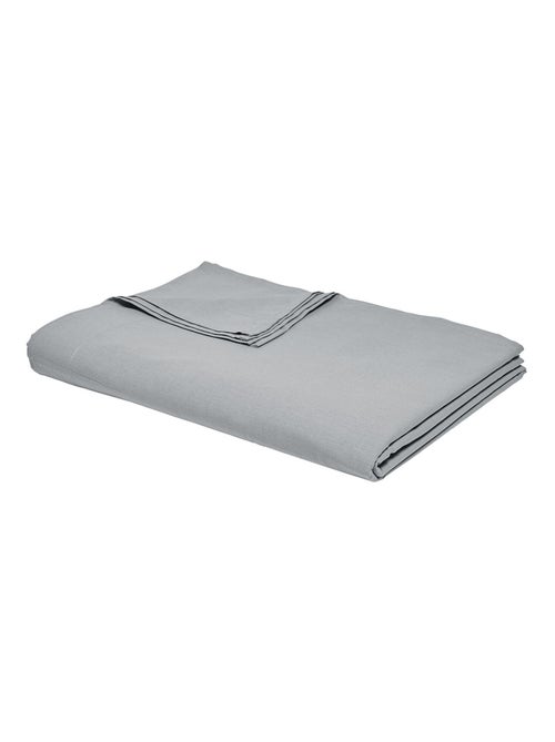 Drap plat 1 place en coton BIO - Kiabi