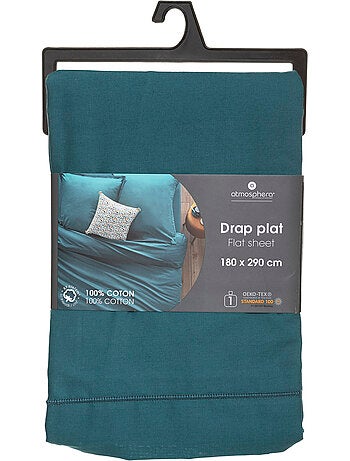 Drap plat 100% coton CARINA
