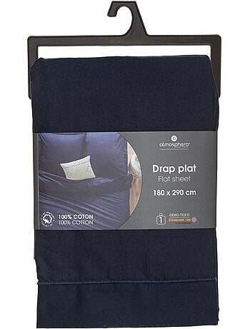 Drap plat 100% coton CARINA