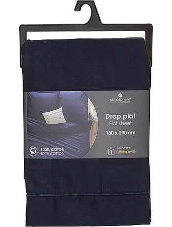 Drap plat 100% coton CARINA