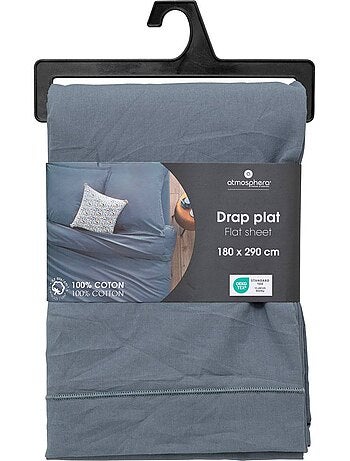 Drap plat 100% coton CARINA