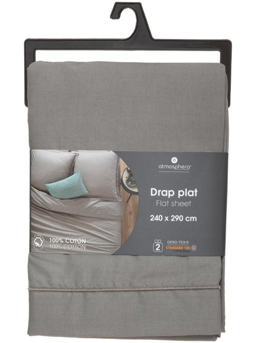 Drap plat 100% coton CARINA - Kiabi