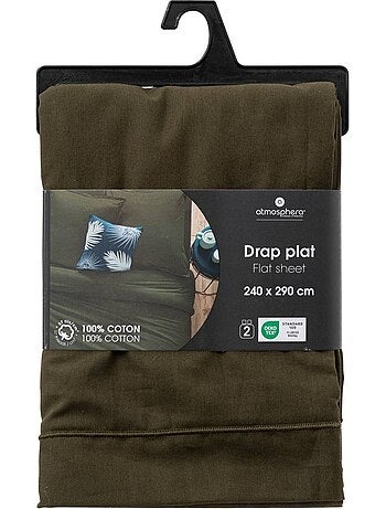 Drap plat 100% coton CARINA