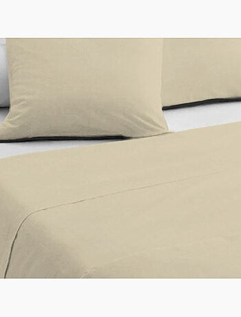 Drap plat 100% coton uni