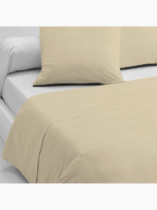 Drap plat 100% coton uni - Kiabi