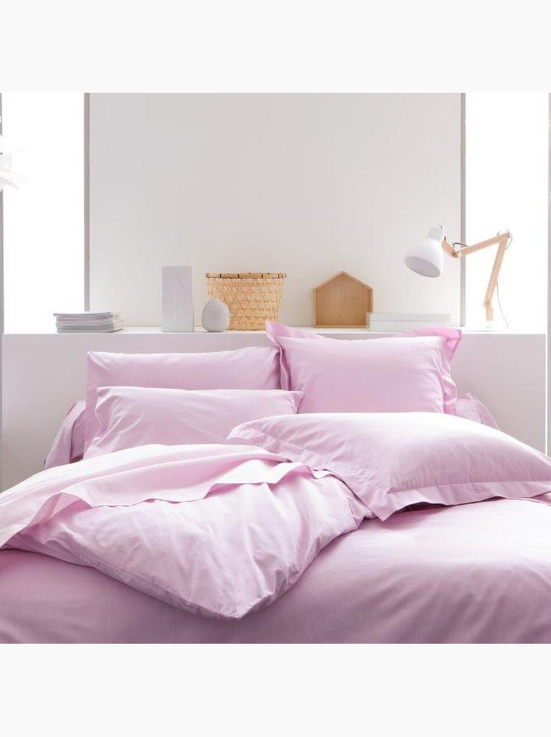 DRAP PLAT 180X290 100% COTON 57FILS/CM2- POUDRE DE LILAS Violet - Kiabi