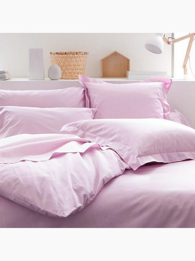 DRAP PLAT 180X290 100% COTON 57FILS/CM2- POUDRE DE LILAS Violet - Kiabi