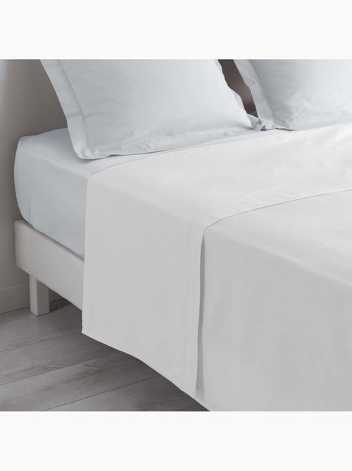 Drap plat 180x290 cm blanc - Kiabi Drap plat 180x290 cm blanc - Kiabi