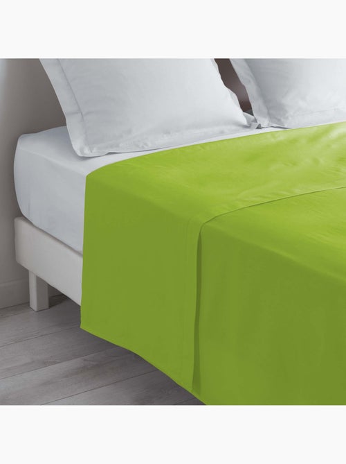 Drap plat 180x290 cm Pistache - Kiabi
