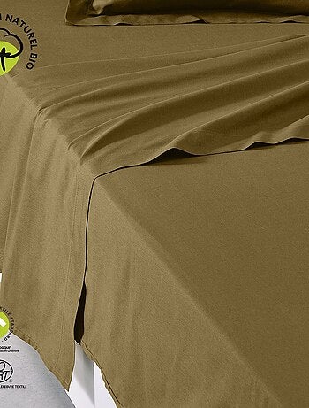 Drap plat 2 places en coton BIO
