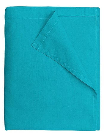 Drap Plat 240x300 cm Blanc - 100% coton 57 Fils