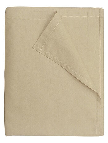 Drap Plat 240x300 cm Blanc - 100% coton 57 Fils