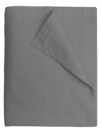 Drap Plat 240x300 cm Blanc - 100% coton 57 Fils
